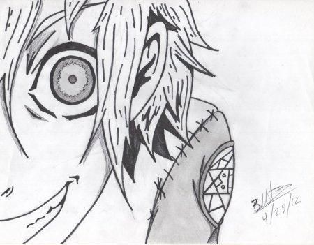 Джефф убийца аниме для срисовки