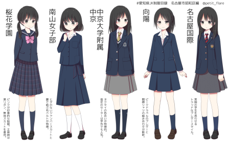 Школьная форма в Японии референс