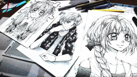 Рисование манги