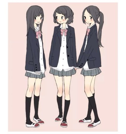 Аниме одежда Школьная