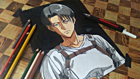 Леви Аккерман маркерами