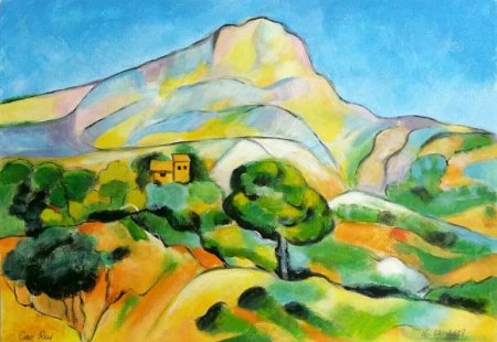 Кубизм. «Гора сент-Виктуар», Поль Сезанн