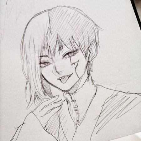 Доктор Стоун скетч арт