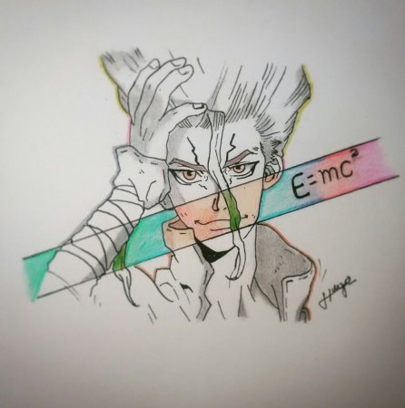 Доктор Стоун арт Чиби