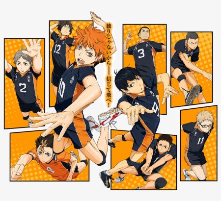 Волейбол Haikyuu Постер