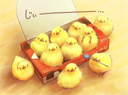 Аниме цыпленок