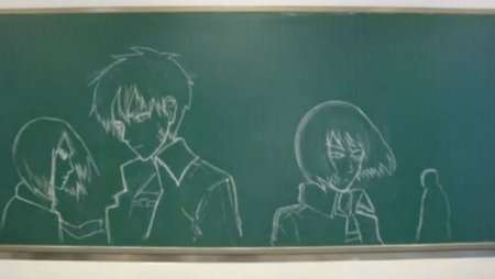 Аниме на меловых досках