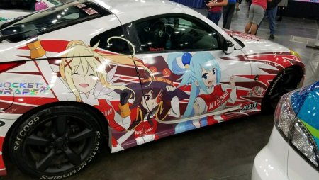 Nissan 350z аниме винил