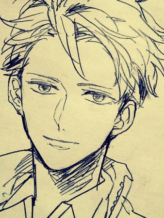 Аниме лицо мужчины