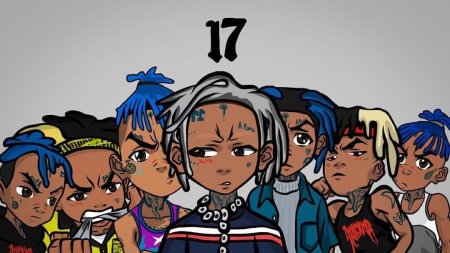 Рисунок XXXTENTACION В стиле анимэ