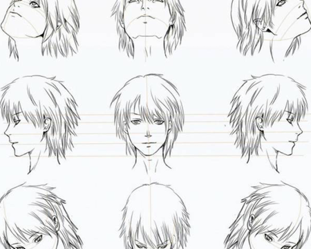 Аниме лицо анфас