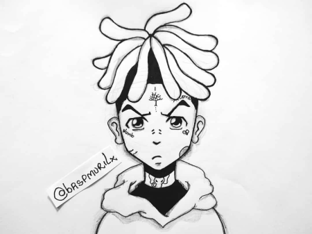 XXXTENTACION для срисовки