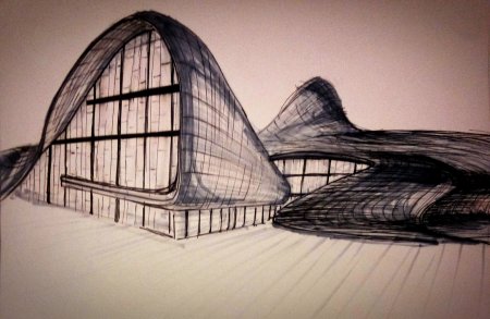 Архитектура 3d карандашом
