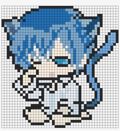 Вышивание крестом аниме