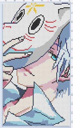 Вышивка аниме