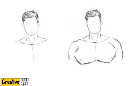 Нарисовать шею