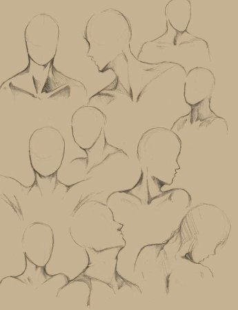 Тело девушки для срисовки