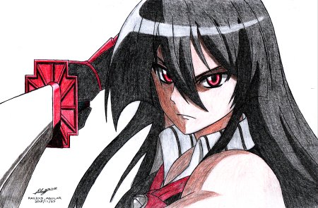 Рисунки аниме убийца акаме