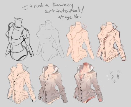 Туториалы по рисованию одежды