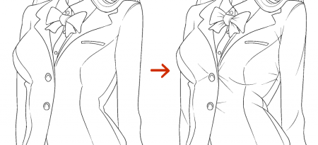 Складки на пиджаке референс