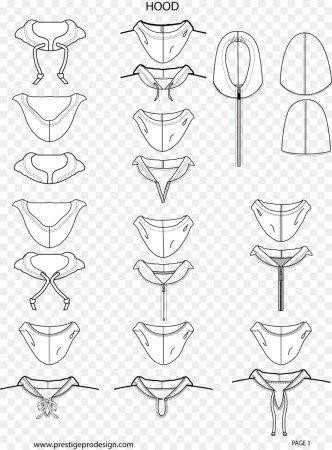 Воротник набросок