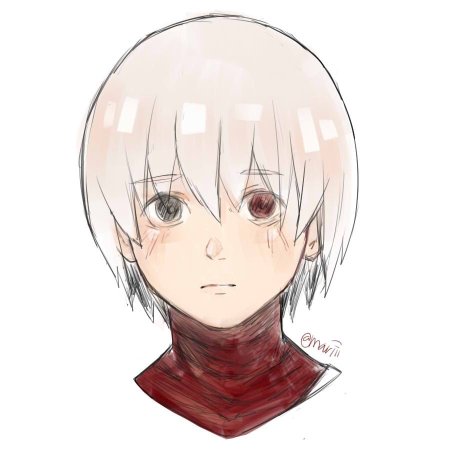 Канеки Кен лёгкий арт