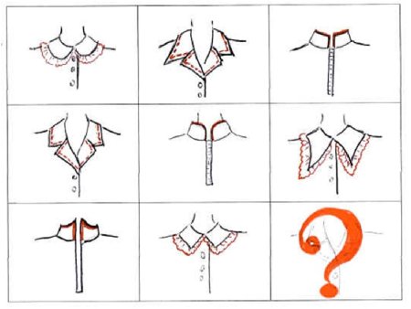 Воротник набросок