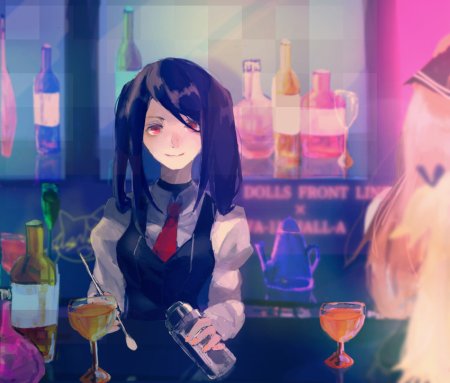 Va-11 Hall-a Джилл girl Frontline