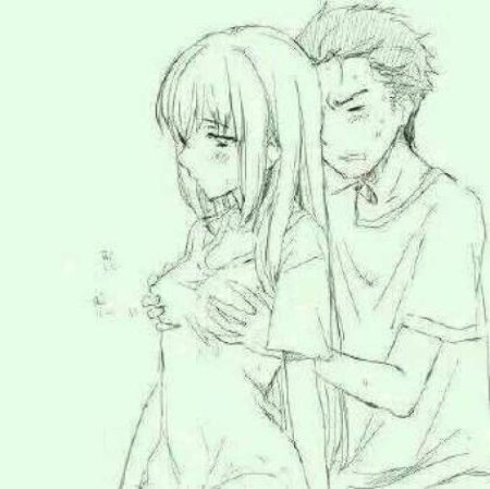 Аниме парень и девушка пошлость