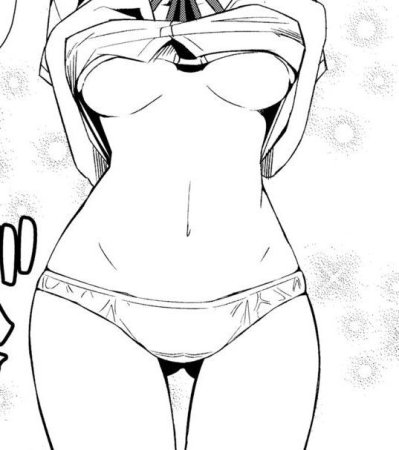 Аниме полое черно белое