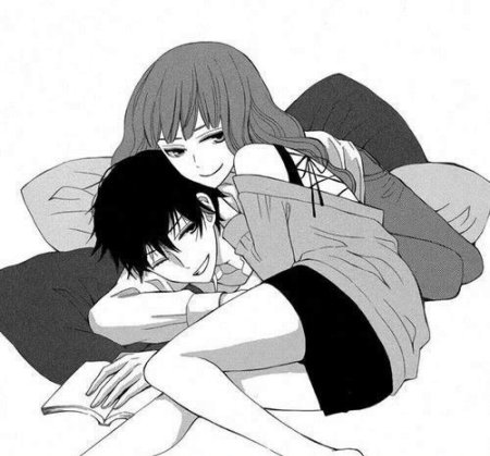 Тян и кун в кровати