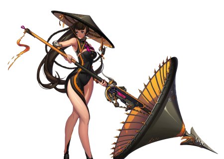 Боевой зонт аниме