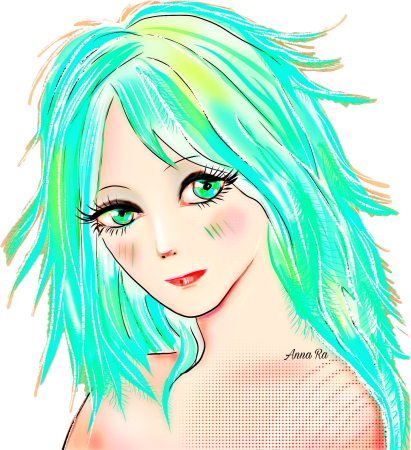 Аниме арты девушек пиксарт