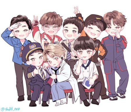 EXO новогодний арт