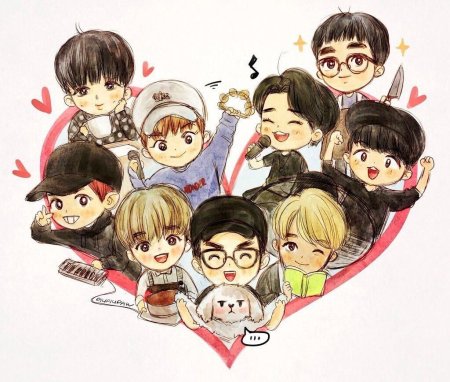 EXO anime Art