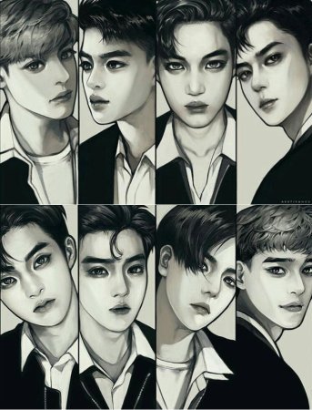 Ехо и BTS арт