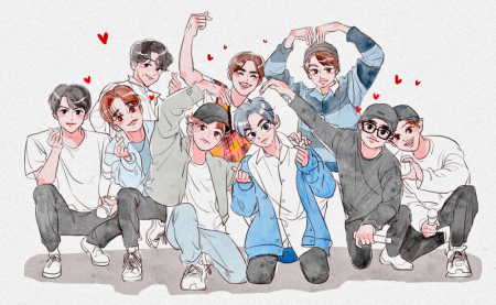Эксо фан арт группы