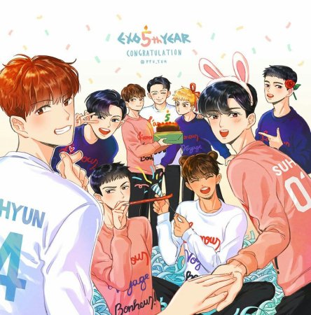 Chanyeol as anime Wallpaper