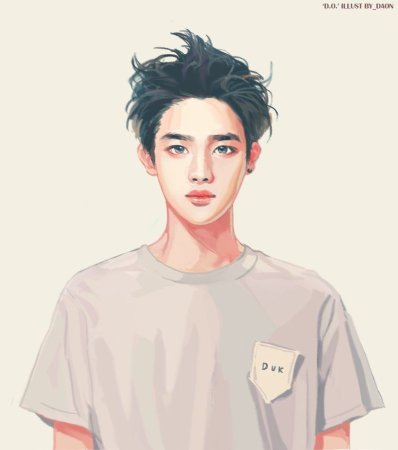 Аниме EXO арт Бэкхен