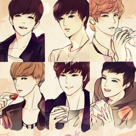 Группа EXO арты