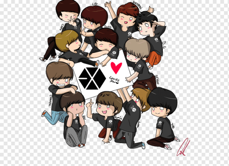 Чибики EXO