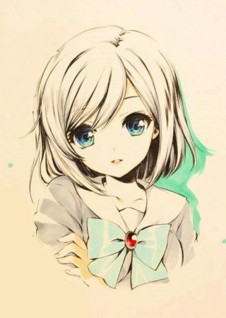 Рисунки аниме девушек