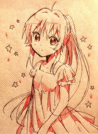 Рисунки для срисовки аниме