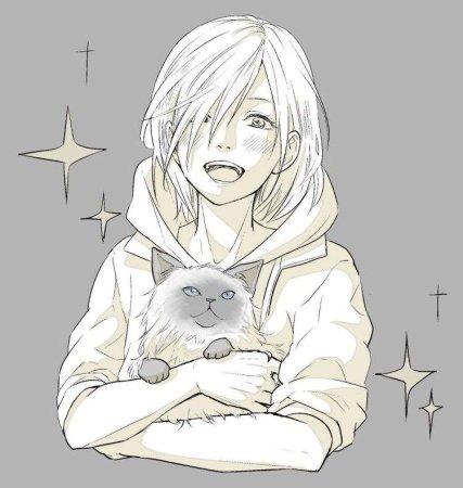 Юрий Кацуки рисунок