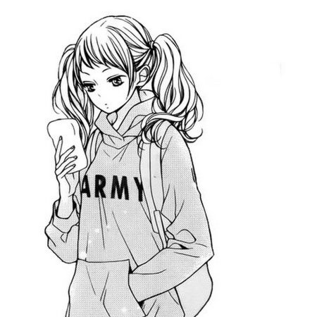 Аниме для распечатки черно белые