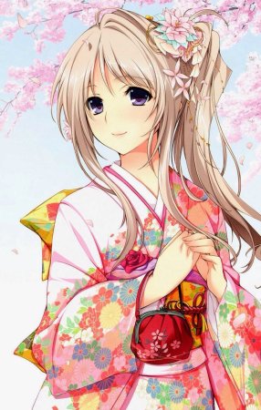 Кимоно принцессы в древней Японии