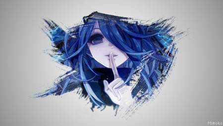 Аниме синий цвет