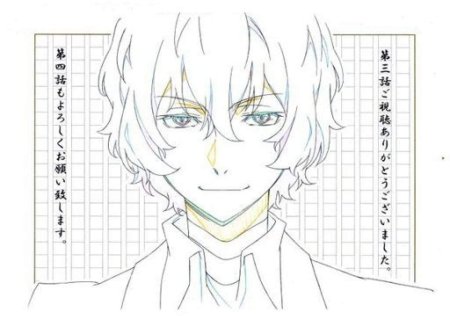 Дадзай Осаму раскраска