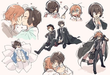 Чуя Накахара и Дадзай Осаму 18