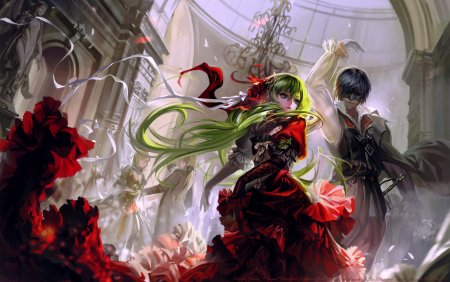 Хатсуне Мику в Красном платье